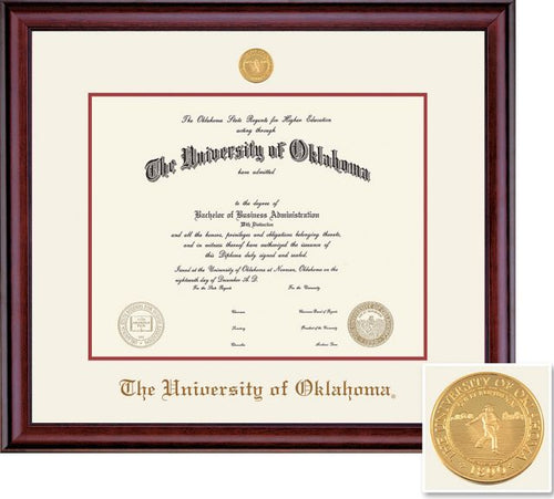 University of Oklahoma 8.5'' x 11'' Classic Diploma Frame