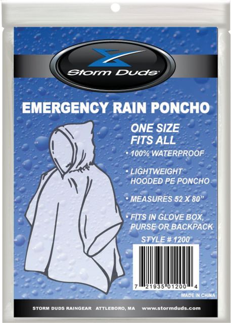 University of Oklahoma Rain Poncho