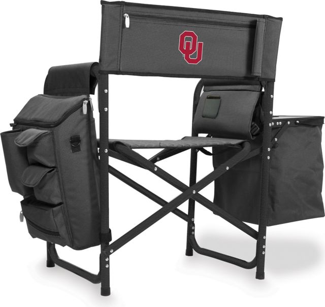 University of Oklahoma Backpack Chair With Cooler - ONLINE ONLY