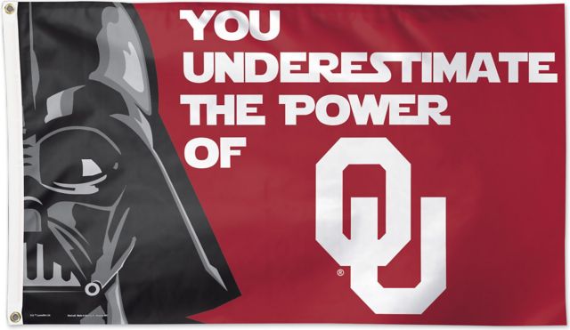 University Of Oklahoma 3'X5' Deluxe Flag-Star Wars   - ONLINE ONLY