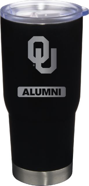 22 oz Matte Black Stainless Steel Tumbler Alumni