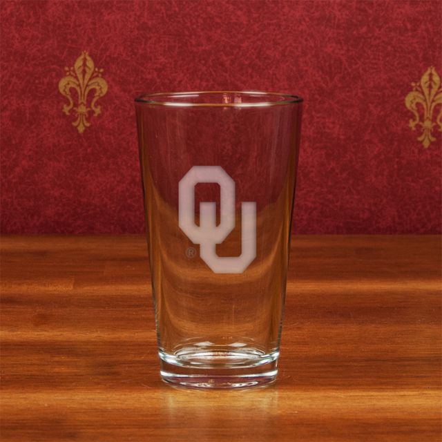 University of Oklahoma 16 oz. Mixing Glass