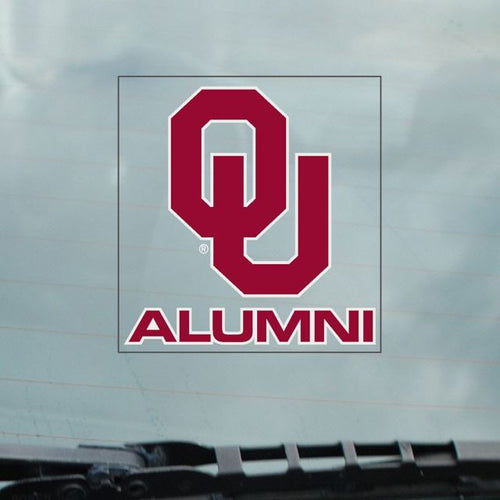 University of Oklahoma Alumni Cling Decal