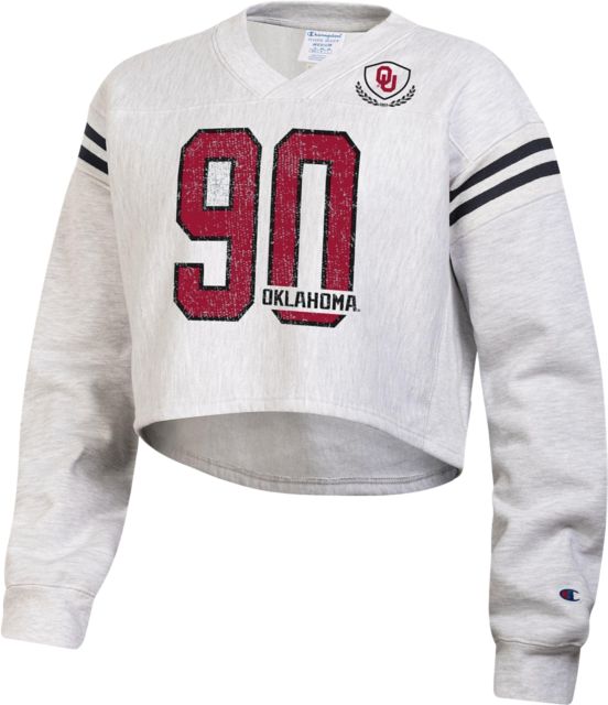 University of Oklahoma Women's Crop Crewneck Sweatshirt