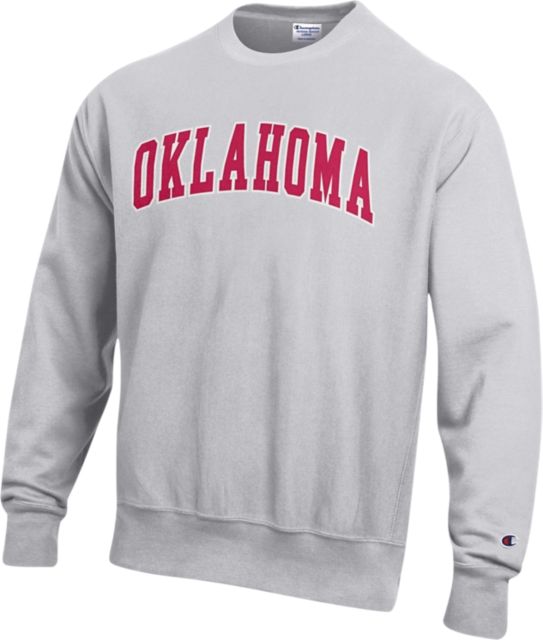 University of Oklahoma Reverse Weave Crewneck Sweatshirt