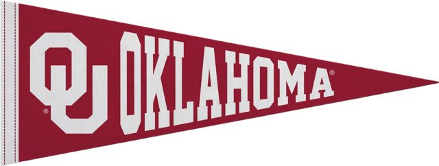 University of Oklahoma 9X24 Full Color Pennant