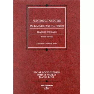 Intro to Anglo-American Legal System (Casebook)