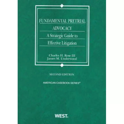 Fund Pretrial Advocacy (Casebook)