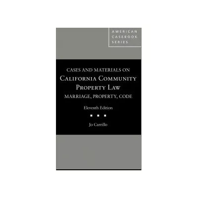 Cases & Materials on California Community Property Law